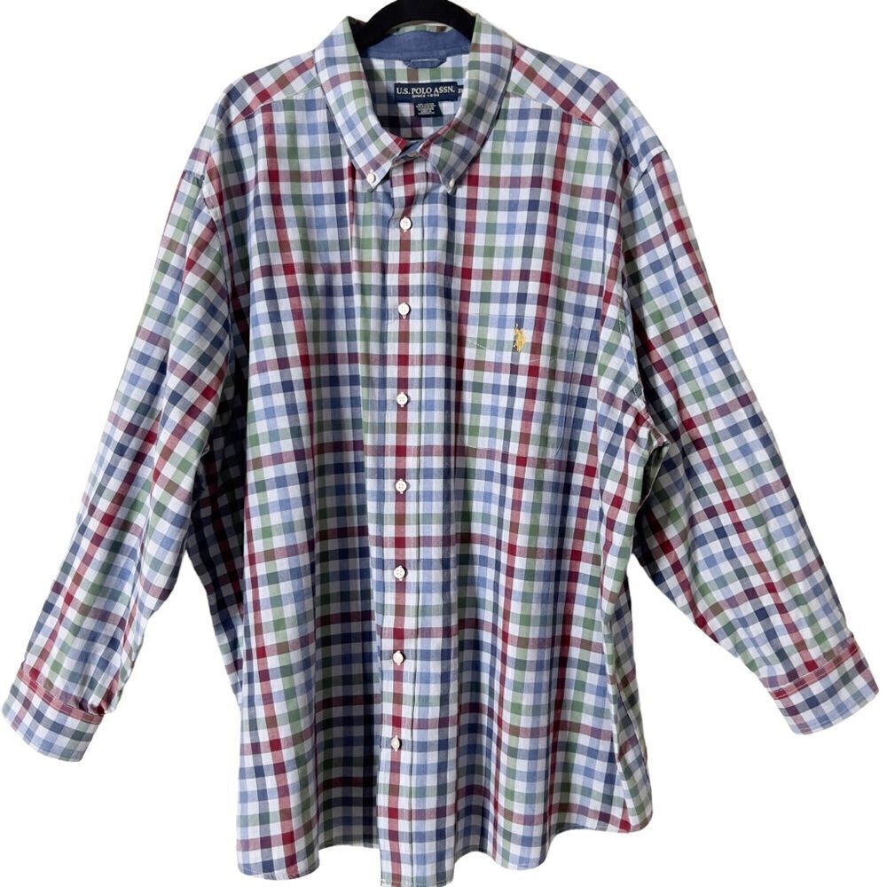 U.S. Polo Assn. Men’s Multicolor Button‎ Down Shirt Size 3XL